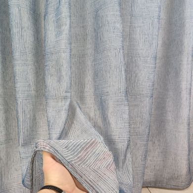 Tenda a Metro in Bouclè unito blu