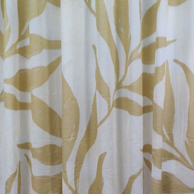 Tenda a Metro in Bouclè Effetto Lino Gialla alta 320 cm