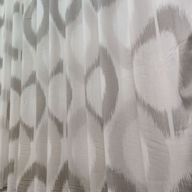 Tenda a Metro in Bouclè Effetto Lino Grigio