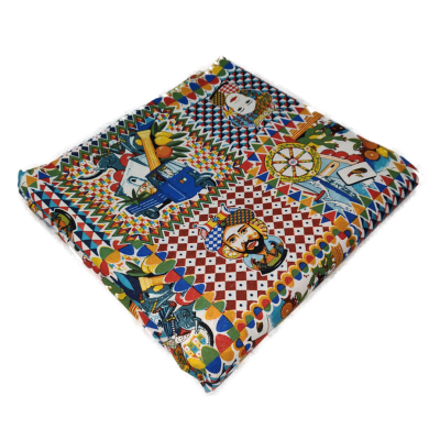 Tappezzeria in Cotone Stampato cm 280×280 Testa di Moro