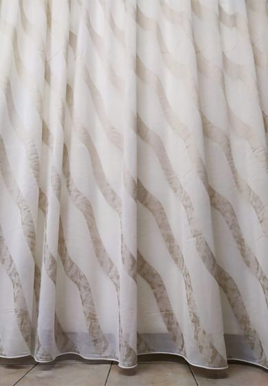 tenda a metro effetto misto lino con base piombata altezza 3 metri grigio 11 Tenda a Metro in Bouclè Effetto Lino base Piombata Altezza 3 Metri