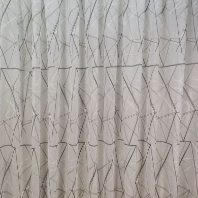 Tenda a Metro effetto lino Grigio