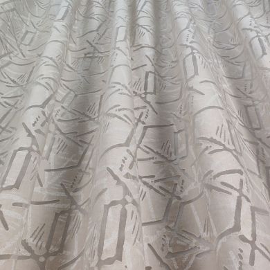 Tenda a Metro in Devorè Altezza 3 Metri Effetto lino Beige