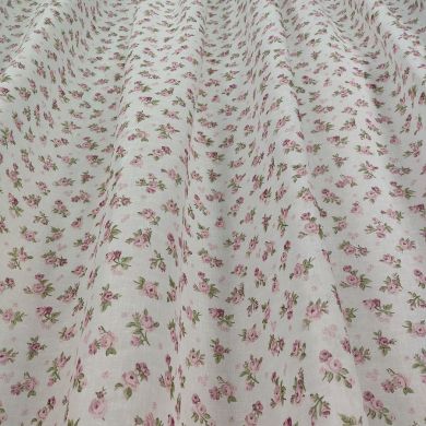 Tenda a Metro in Bouclè Effetto Lino Rosa