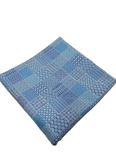 Tappezzeria in Cotone Stampato 280 cm x 280 cm Blu Azzurro