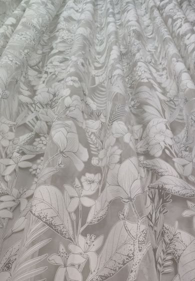 Tenda a Metro in Devorè Grigio