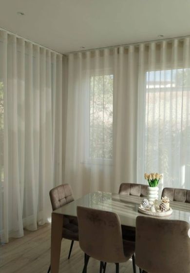 tenda a metro in devorè 12 Tenda a Metro in Bouclè unito H320 cm col. Beige