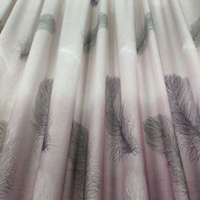 Tenda a Metro in Bouclè Effetto Lino Rosa