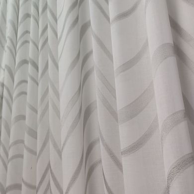 Tenda a Metro in Bouclè Effetto Lino Grigio