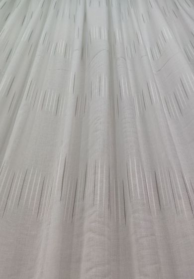 Tenda a Metro in Bouclè Effetto Lino Grigio