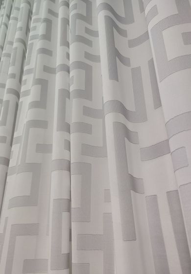 Tenda a Metro in Georgette Grigio