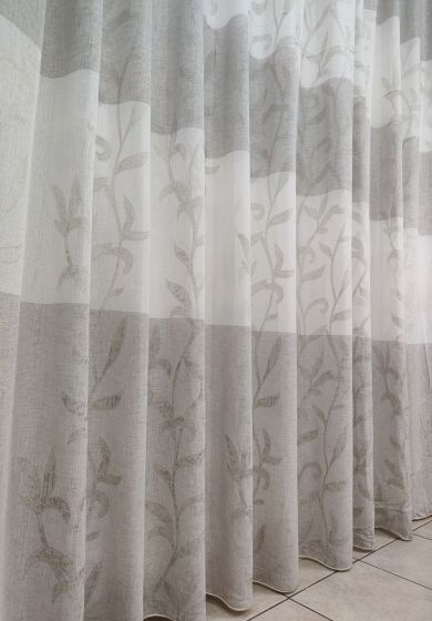 tenda a metro in bouclè effetto lino 7 Tenda a Metro in Bouclè Effetto Lino Tortora