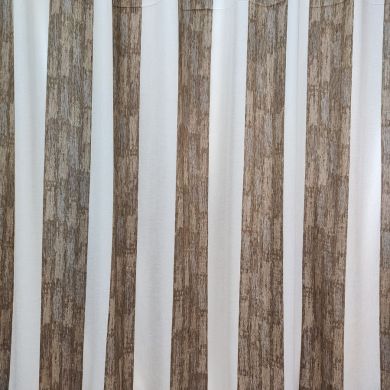 Tenda a Metro in Bouclè Effetto Lino Marrone