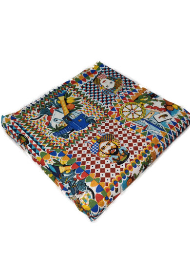 Tappezzeria in Cotone Stampato cm 280×280 Testa di Moro