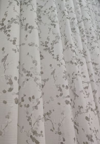 Tenda a Metro in Bouclè Effetto Lino Grigio