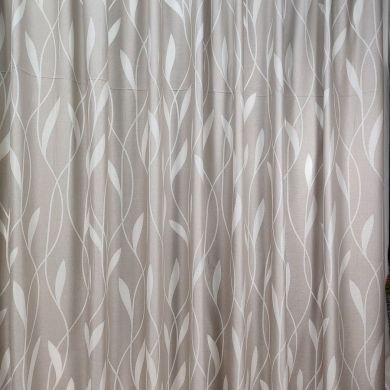 Tenda a Metro in Bouclè Effetto Lino Tortora