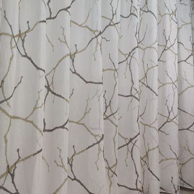 Tenda a Metro in Bouclè Effetto Lino Tortora