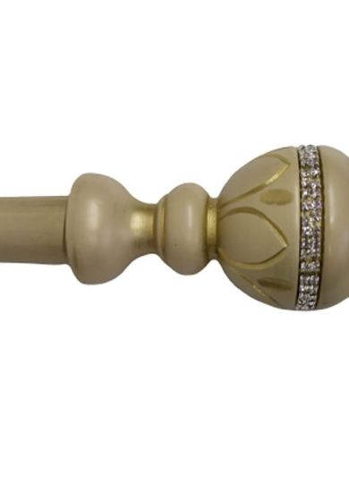 bastone artigianale per tenda in legno rifinito a mano 35 mm 10 Bastone per Tenda in Legno Rifinito a Mano Sistema a Corda Largo 2 Metri Completo di Staffe e 20 Anelli Artigianale Diametro Bastone 35 mm