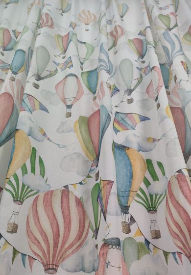 Tenda a Metro in Bouclè Effetto Lino Mongolfiera