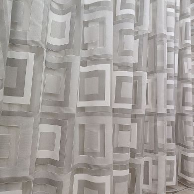 Tenda a Metro in Devorè Grigio