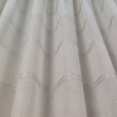 Tenda a Metro in Bouclè Effetto Lino Beige