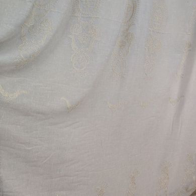 Tenda a Metro in Bouclè Effetto Lino Medaglione Tortora