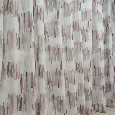 Tenda a Metro in Bouclè Effetto Lino Viola