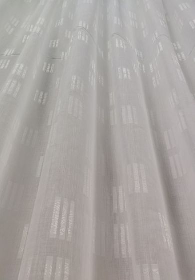 Tenda a Metro in Bouclè Effetto Lino Naturale