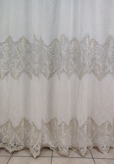 tenda a metro in bouclè effetto lino 9 Tenda a Metro in Bouclè Effetto Lino oro