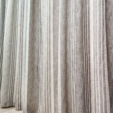 Tenda a Metro in Bouclè Effetto Lino Tortora