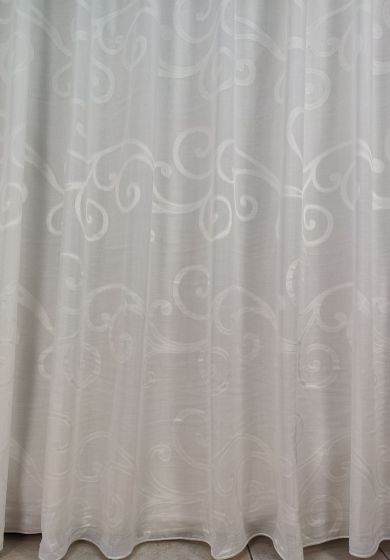 tenda a metro effetto lino grigio 9 Tenda a Metro effetto lino Bianco