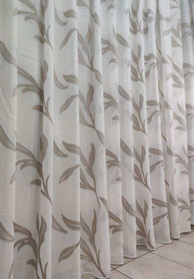 tenda a metro in bouclè effetto lino 12 Tenda a Metro in Bouclè Effetto Lino Beige