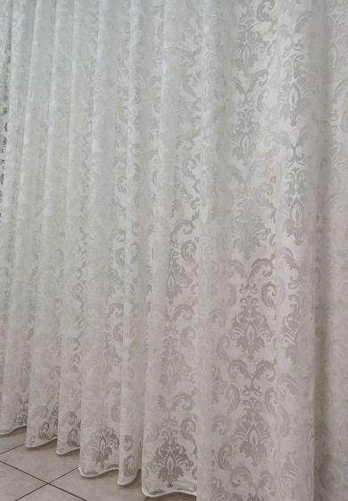 Tenda a Metro in Devorè Base Piombata Altezza 3 Metri Beige