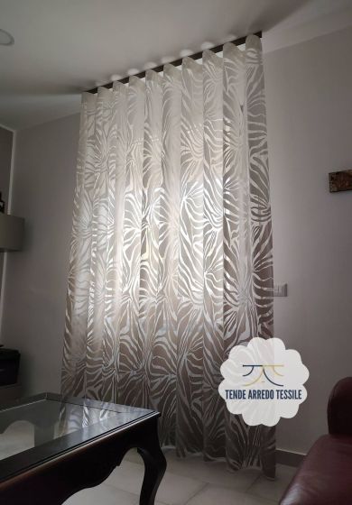 Tenda a Metro in Devorè Altezza 3 Metri Tortora