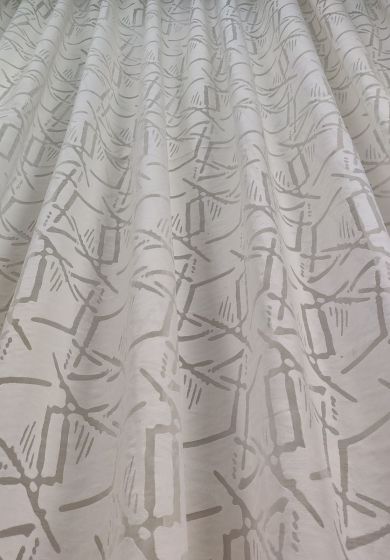 Tenda a Metro in Devorè Altezza 3 Metri Effetto lino Naturale