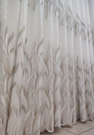 Tenda a Metro effetto lino Tortora