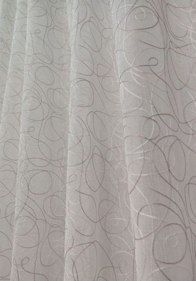 tenda a metro in bouclè effetto lino gialla alta 320 cm 6 Tenda a Metro in Bouclè Effetto Lino Rosa