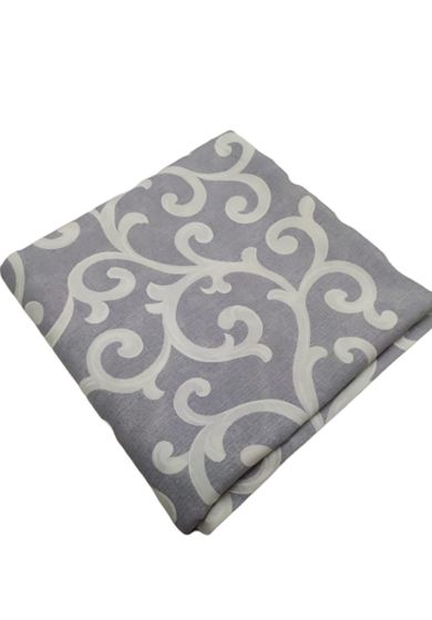 Tappezzeria in Cotone Stampato 280 cm x 280 cm Grigio