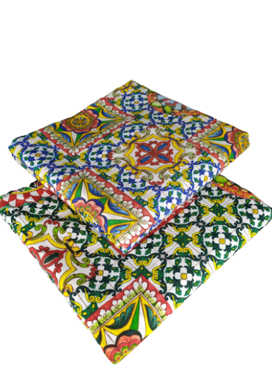 Tappezzeria in Cotone Stampato 280 cm x 280 cm