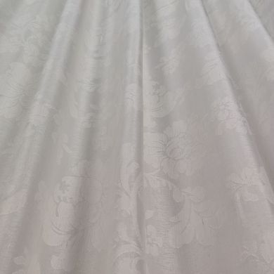 Tenda a Metro in Bouclè Effetto Lino Fiore Bianco