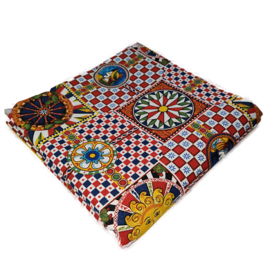 Tappezzeria in Cotone Stampato cm 280×280 Testa di Moro