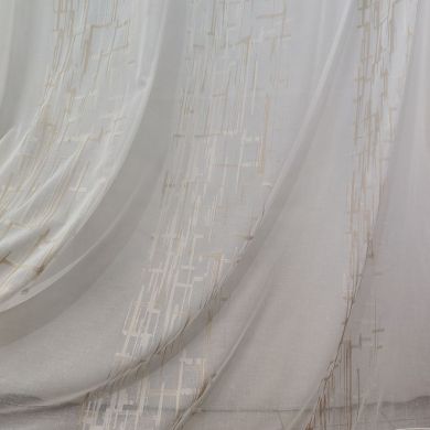 Tenda a Metro in Bouclè Effetto Lino Tortora