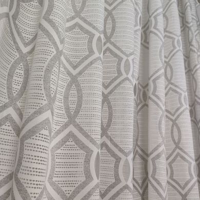 Tenda a Metro in Devorè Grigio