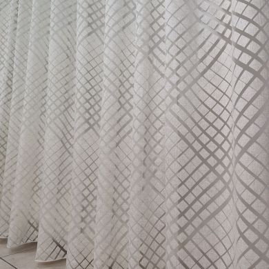 Tenda a Metro in Devorè Bianco