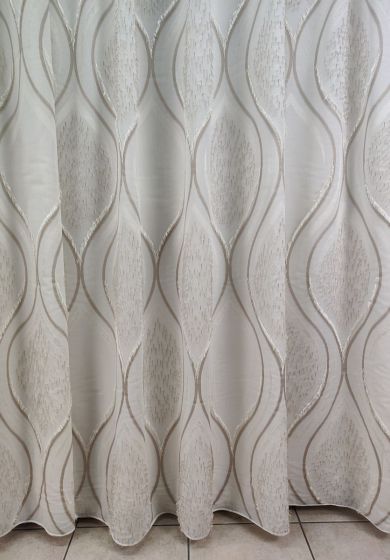 tenda a metro in bouclè effetto lino grigio 9 Tenda a Metro in Bouclè Effetto Lino Tortora