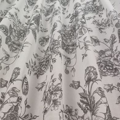 Tenda a Metro effetto lino Grigio h320